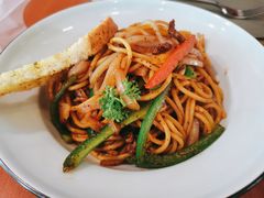 黑椒牛柳炒意面-魏斯理汉堡(西安沣东吾悦店)