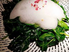 孜然菠菜-桂满陇·蟹黄小笼汤包(中山公园店)