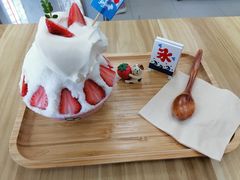 草莓牛乳冰-陈记栗子(长宁路店)