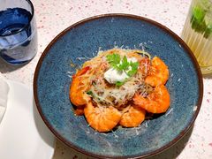 鲜茄茸大虾配马斯卡朋意大利面-BE BRIGHT KITCHEN(正佳广场店)