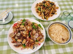 茄子扇贝-华圆美食-老蓬莱菜(蓬港路店)