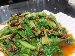 豆豉鲮鱼油麦菜-津菜宋记老房子(平山道店)