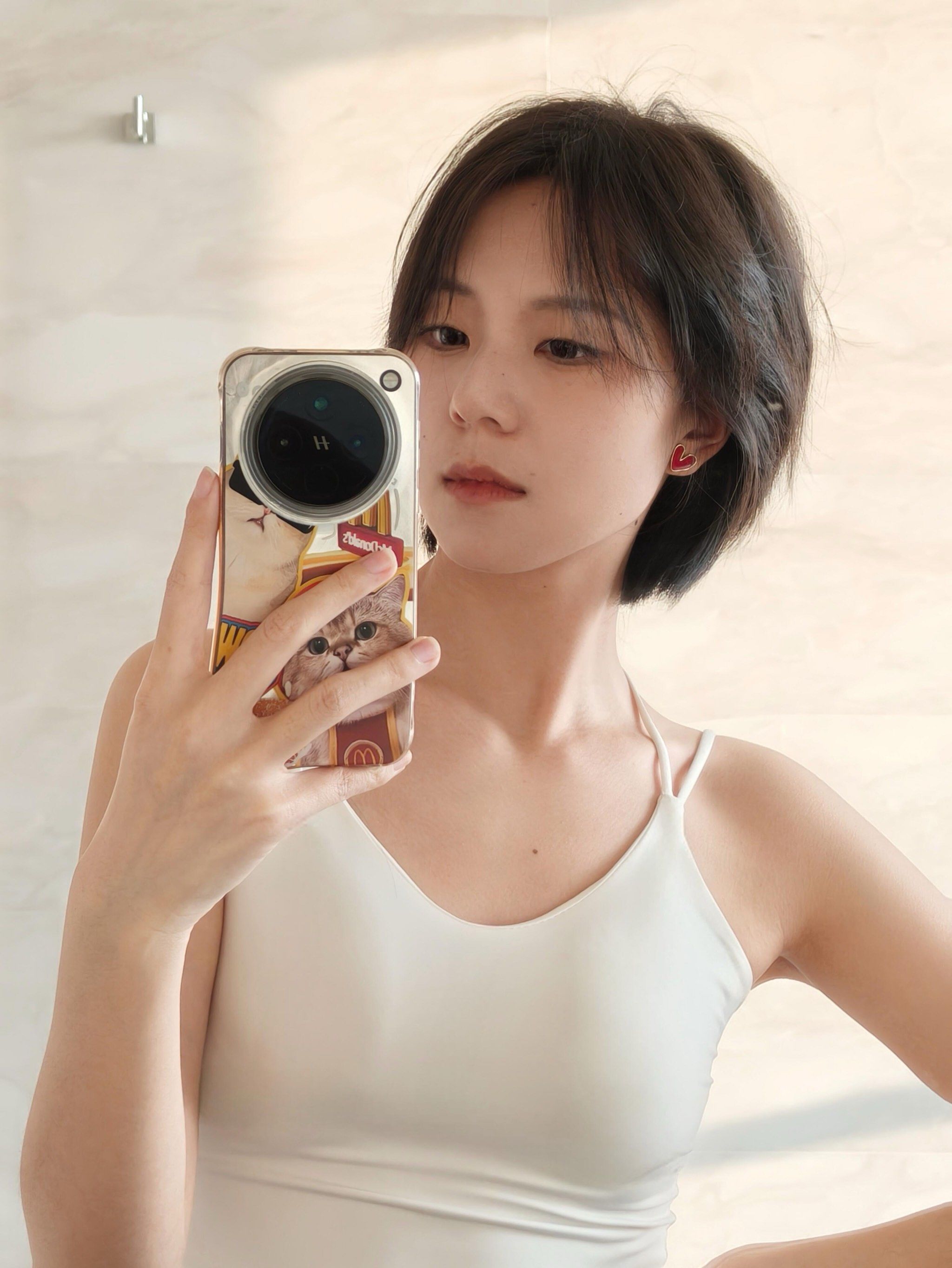 我是细软塌发质,天生头发多的除外向#今年n个漂亮时刻#女生短发#菱形