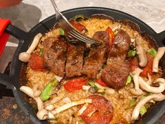 炙烤澳洲西冷牛排铁锅饭-必胜客(城西银泰店)