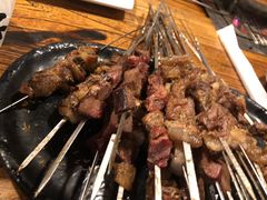 烤羊肉筋-柿子树炭烤羊腿(金台路店)