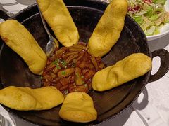 地锅茄子-洪福龙虾