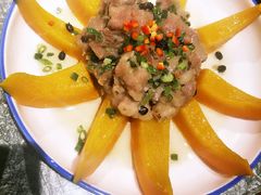 金瓜豆豉蒸羊排-纳瓦新疆菜(银都店)