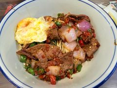 辣蓬蓬的猪肝拌面-毒蛇面馆(人民广场店)