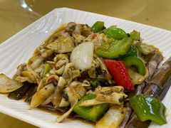 豉汁尖椒炒花甲-旺富东海大酒楼(海鲜街店)