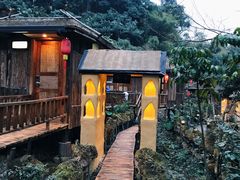 -天门沟九州驿站树上汤泉