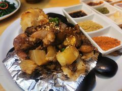 石头烤牛窝骨-蒙料·手把肉(望京店)