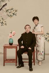-时光纪亲子全家福照相馆(静安店母女写真父母纪念照)
