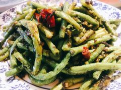 干煸四季豆-手抄板凳江南菜(湖滨商业街店)