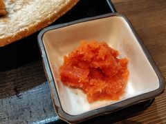 牛かつ130ｇ明太麦飯セット-牛かつもと村(原宿店)
