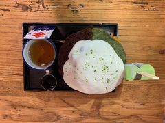 抹茶生乳かき氷-WONDER ICE 萬得冰田(建設路总店)