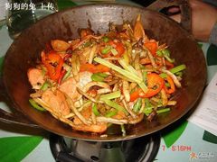 干锅香肠茶树菇-天厨妙香素食餐厅(清华店)