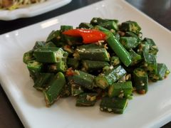 XO酱炒秋葵-黄但记老店·陈村粉食府
