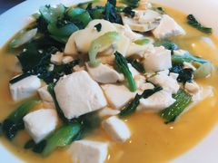 青菜炒油渣-壹只菜·崇明本地特色菜(崇明南门店)