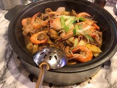 招牌鸡煲虾-蜀八婆鲍鱼鸡虾煲虾(东方广场店)