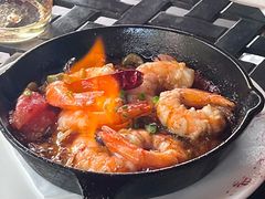 火焰橄榄油爆虾-BROWNSTONE布朗石西班牙餐厅(富城店)