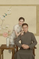 -时光纪亲子全家福照相馆(静安店母女写真父母纪念照)