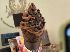 浓醇黑巧味软冰淇淋-GODIVA(海岸城店)