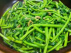 啫啫虾酱空心菜-熠盛粤味(永康路店)