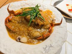 青蟹蟹粉拌面-十面欢腾·海鲜面·台式Bistro(长乐路店)