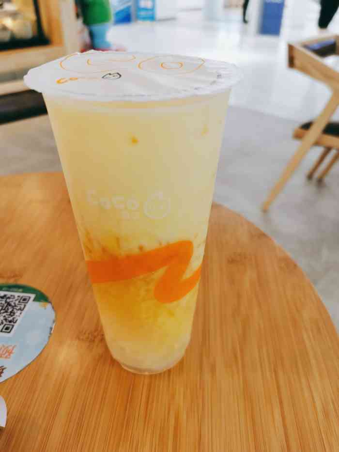 coco都可(南海印象汇店)-"用券点了一杯法式奶霜大红袍,推荐!上面是.