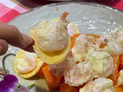 芥末虾球-龙桥私厨·姜花菊花过桥鱼·顺德菜(容桂店)