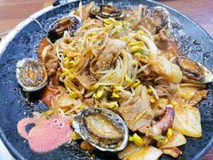 混合辣炒黑猪肉-城山辣炒黑猪肉
