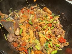 小炒黄牛肉-小隐人家(乐松店)