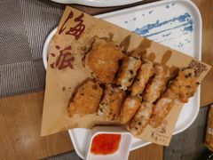 锅贴-海派美食·家宴海鲜青岛菜·石锅鲽鱼头(东方城店)