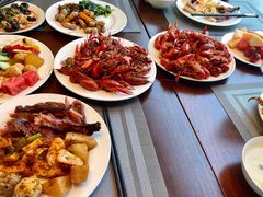 龙虾-南郊宾馆·风味自助餐厅·山东十六地市特色菜