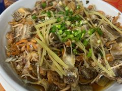 蒸三鲜干-海上驿站渔家菜馆