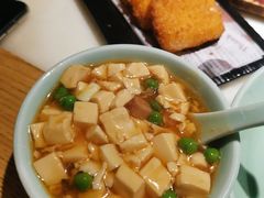 石锅鸡汤豆腐-绿茶餐厅(西单老佛爷店)