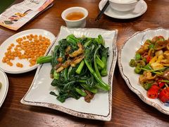 油渣炒菜心-利杨记·本味轩粥坊·烧烤(宝体店)