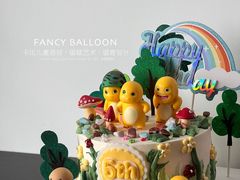 -卡比儿童蛋糕·心意定制·低脂零卡糖动物奶油FancyBALLOON(滨海店)