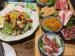 -明洞阿姨·韩式酱蟹烤肉·创意料理(三元桥店)