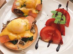 牛油果水波蛋开放式三明治-农畉LONFOOD(福田星河COCOPark店)