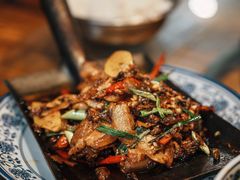 盐菜炒肉-辣得香川菜馆(横屿鳝溪佳园店)