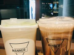 抹茶拿铁-Manner Coffee(港汇恒隆广场店)