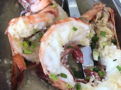 蛋白蒸明虾-ZF Seafood Restaurant 卓峰海鲜餐