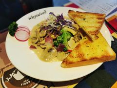 牛肝菌菇奶油意面-遇见西木美式餐厅(体育路店)