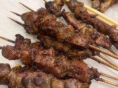 -劳动公园新疆人烤腰子