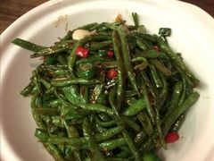砂煲四季豆-茅庐毛血旺(烟台大悦城店)