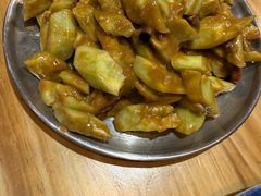 葱姜炒蛏子-老姑砂锅·烧烤天津菜(体北道店)
