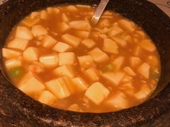 石锅鸡汤豆腐-绿茶餐厅(王府井永宁门店)