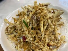 干炸茶树菇-老四川平头酸菜鱼(衙前店)