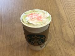 桃意浓浓抹茶拿铁-星巴克臻选(华堂·新辰汇店)
